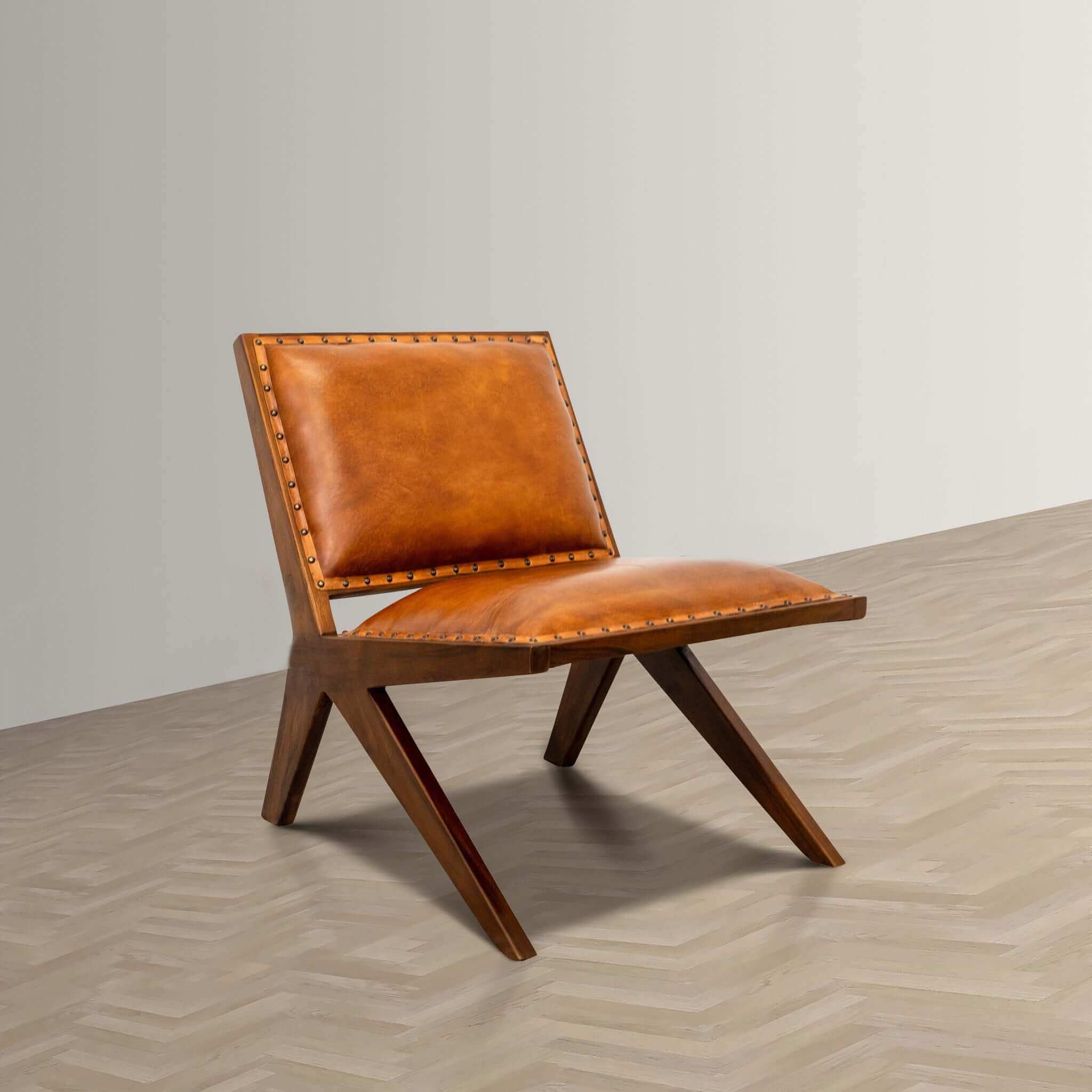 James Leather Lounge Chair