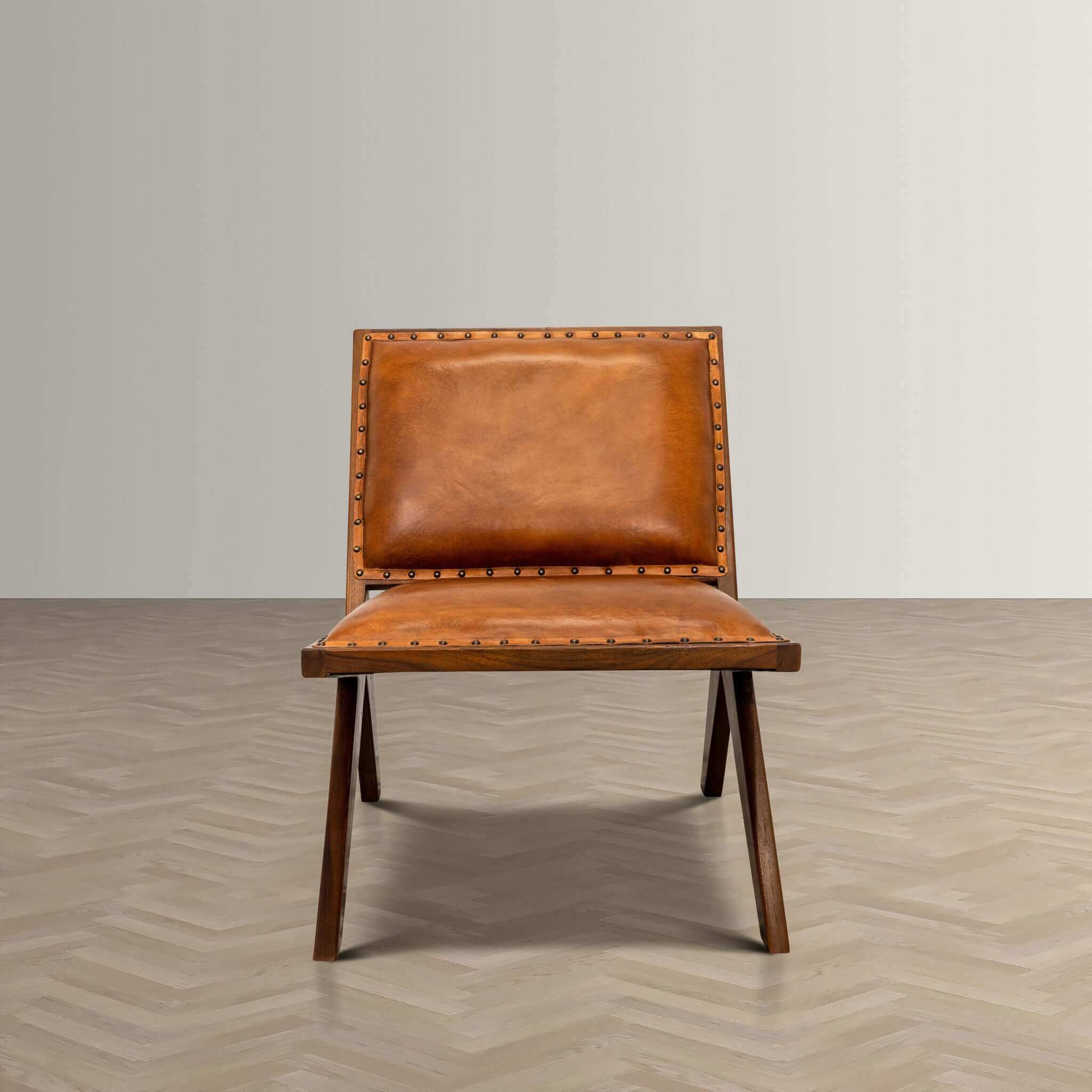 James Leather Lounge Chair