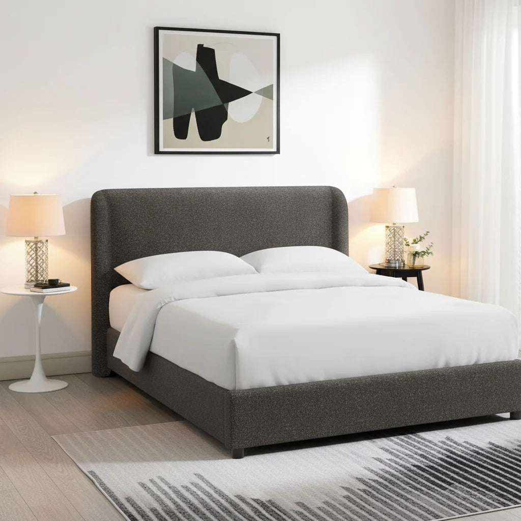 Laverni Gray Eastern King Bed