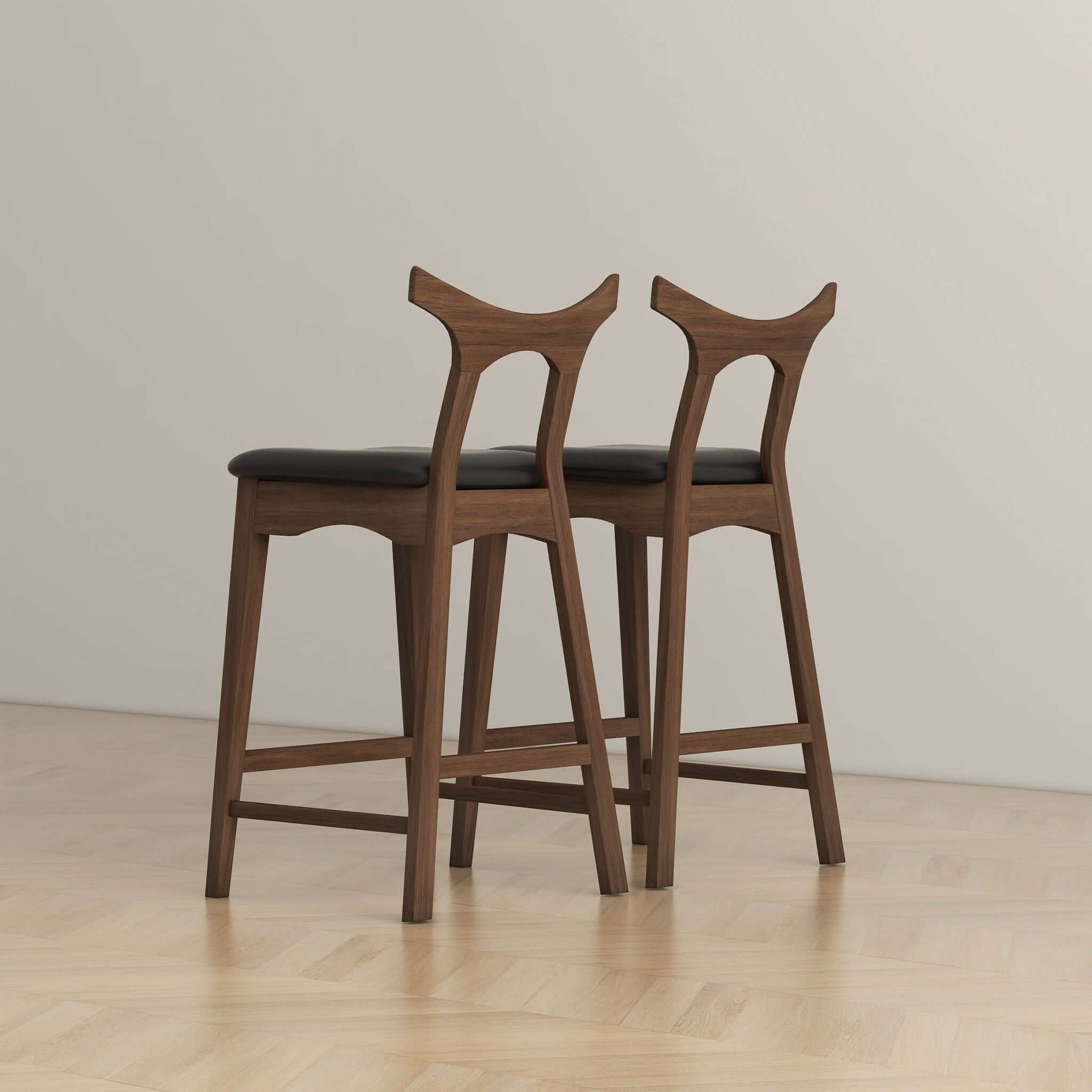 Nosh Leather Bar Stool