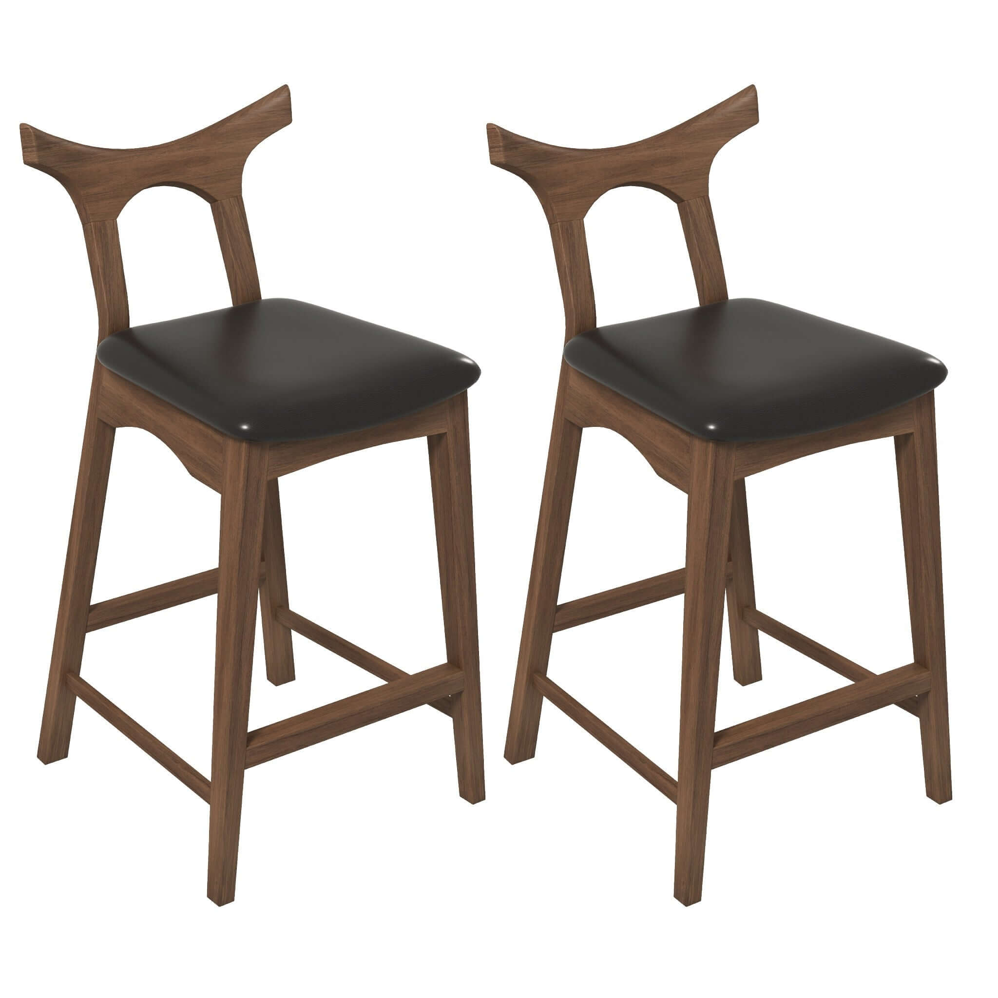 Nosh Leather Bar Stool