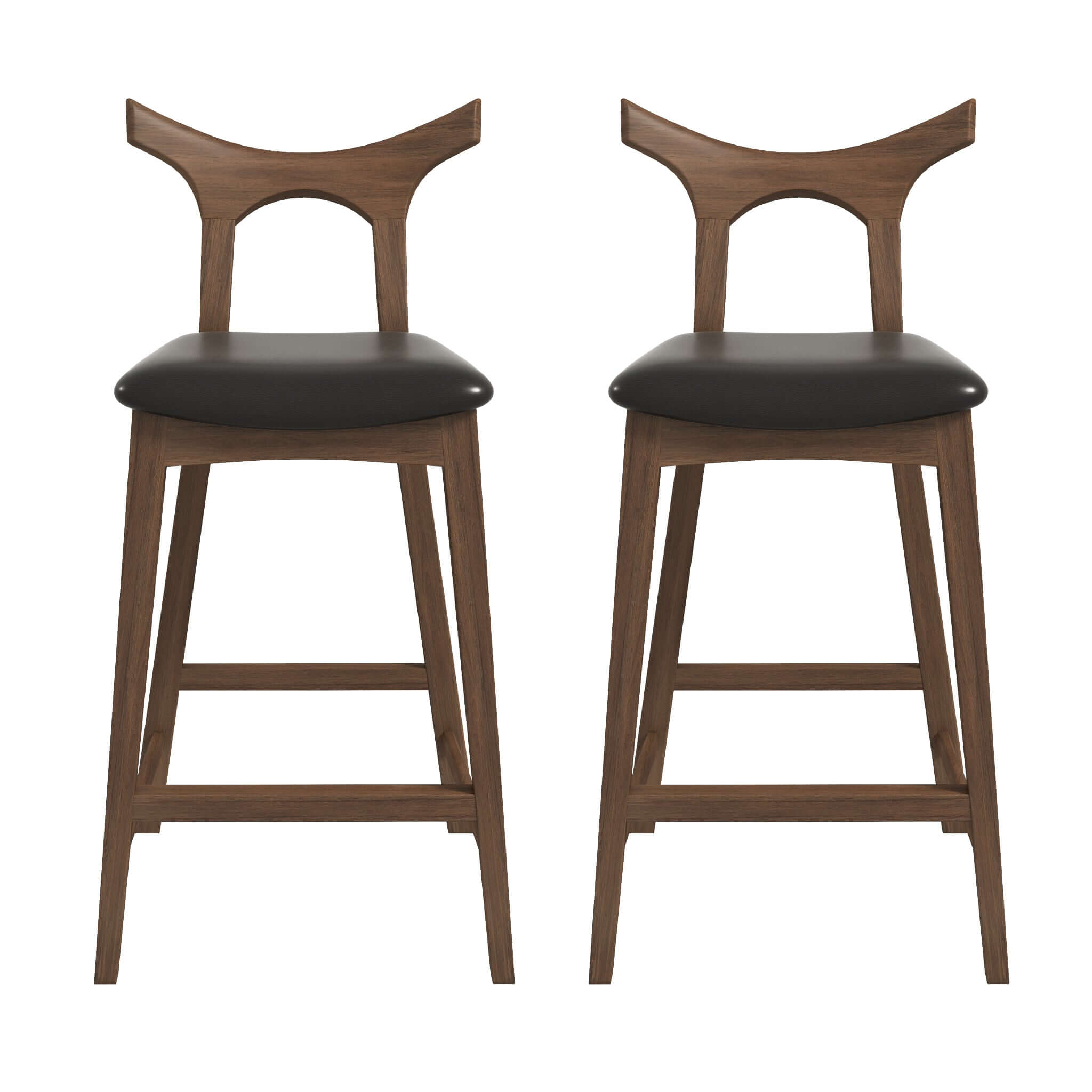 Nosh Leather Bar Stool