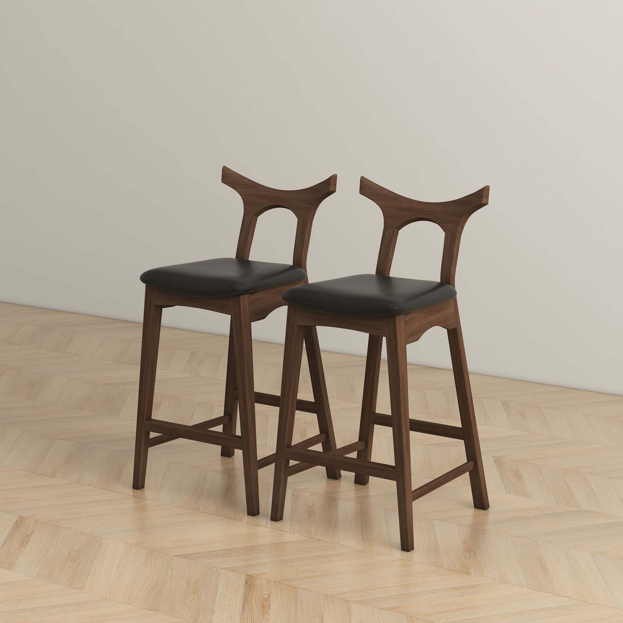 Nosh Leather Bar Stool