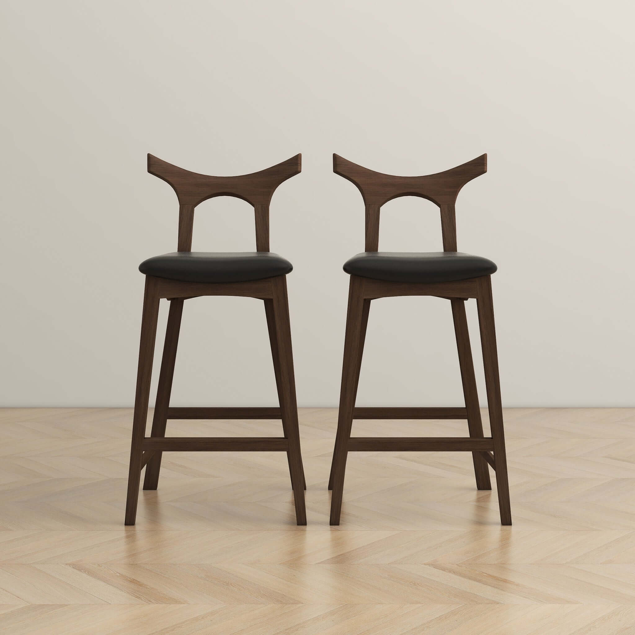 Nosh Leather Bar Stool