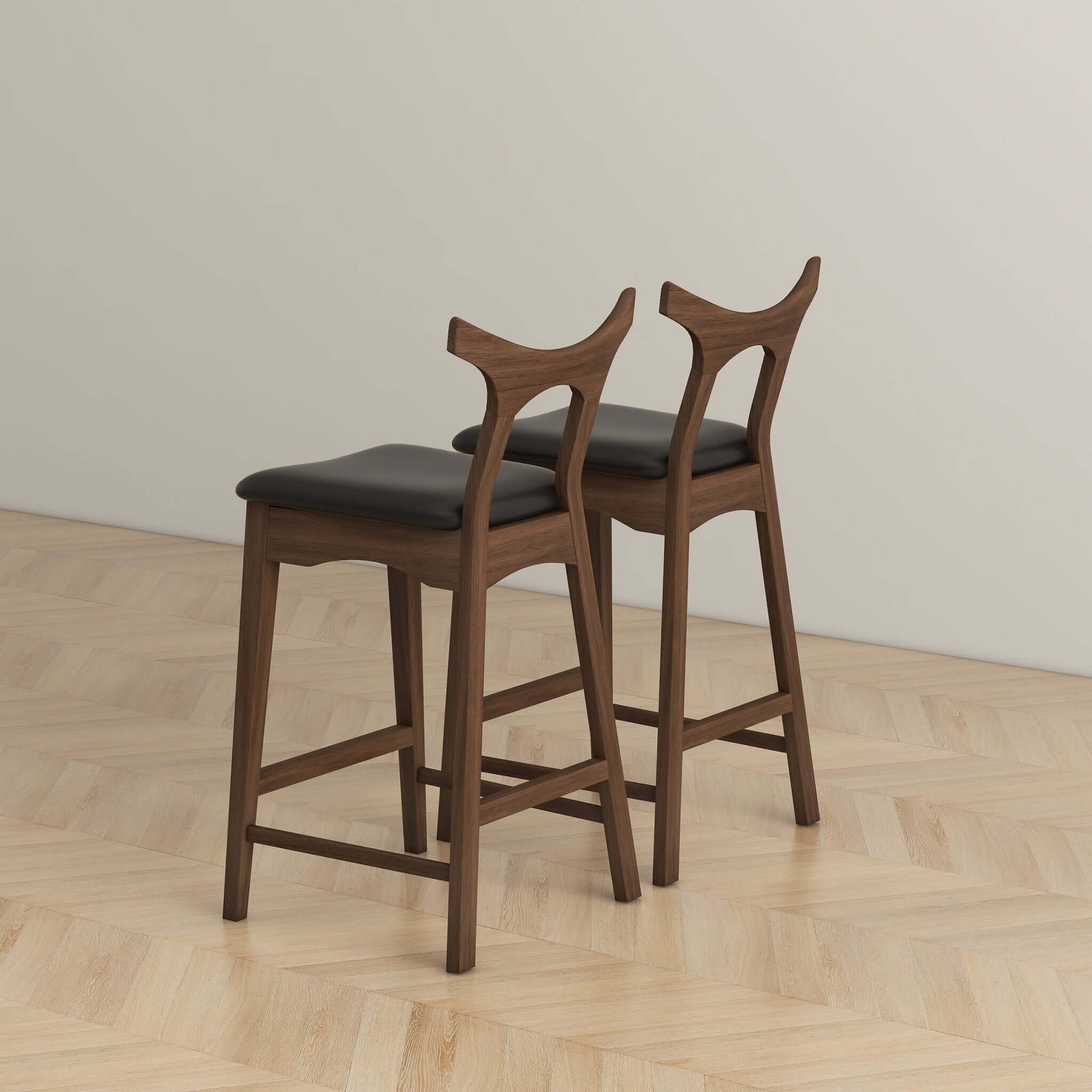 Nosh Leather Bar Stool