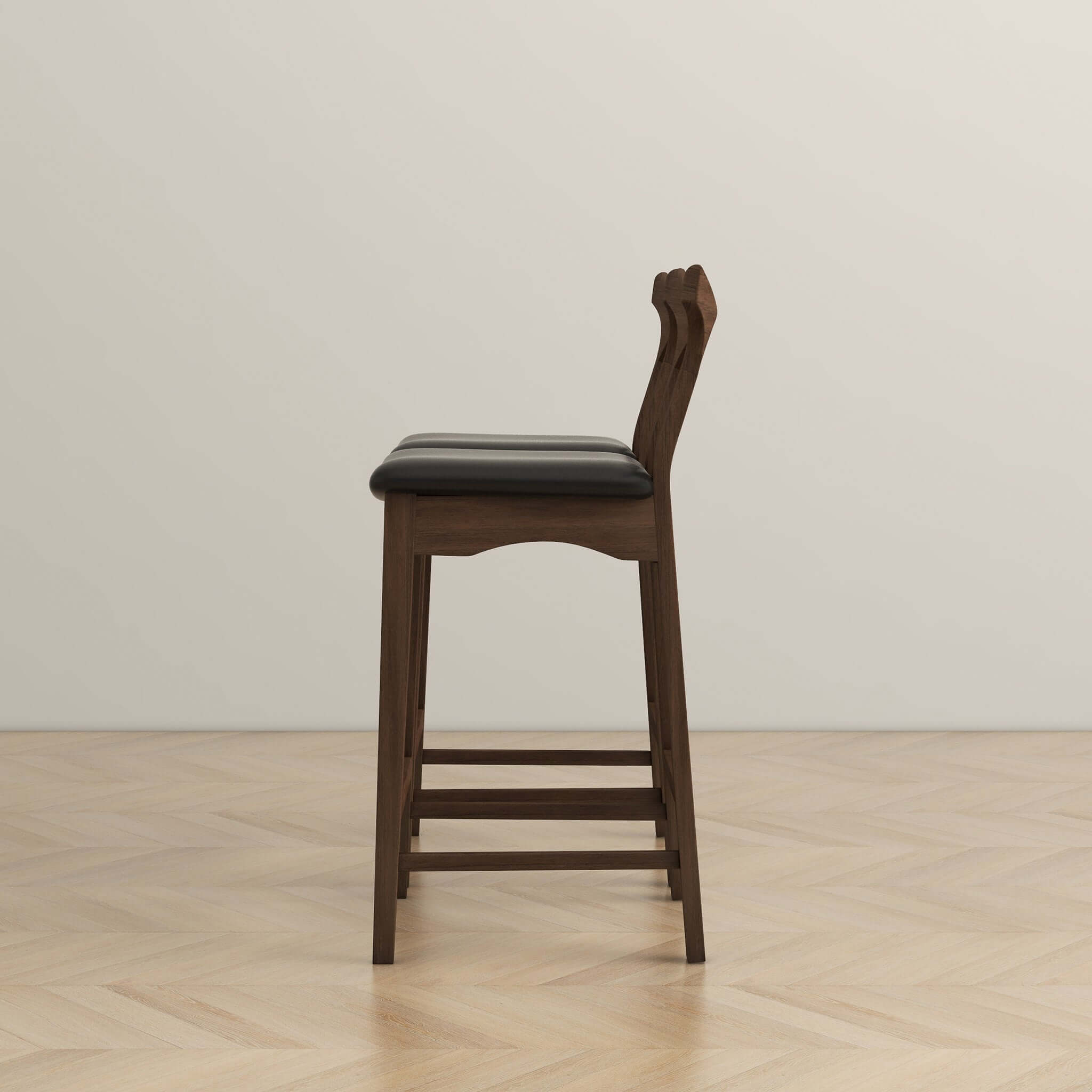 Nosh Leather Bar Stool