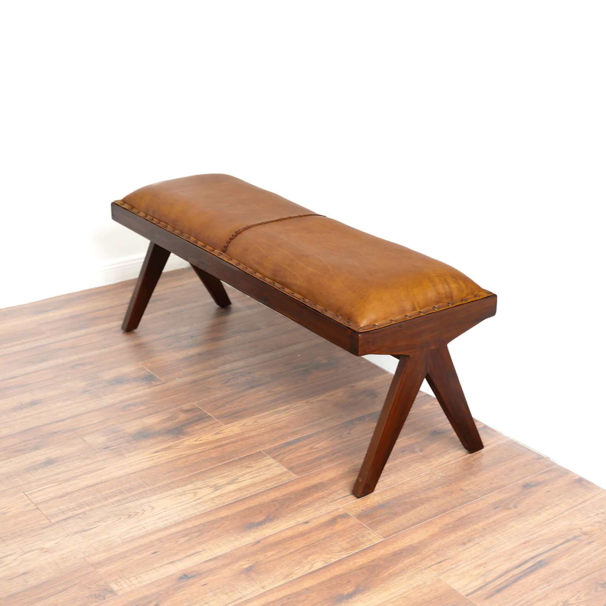 Folio Leather Bench