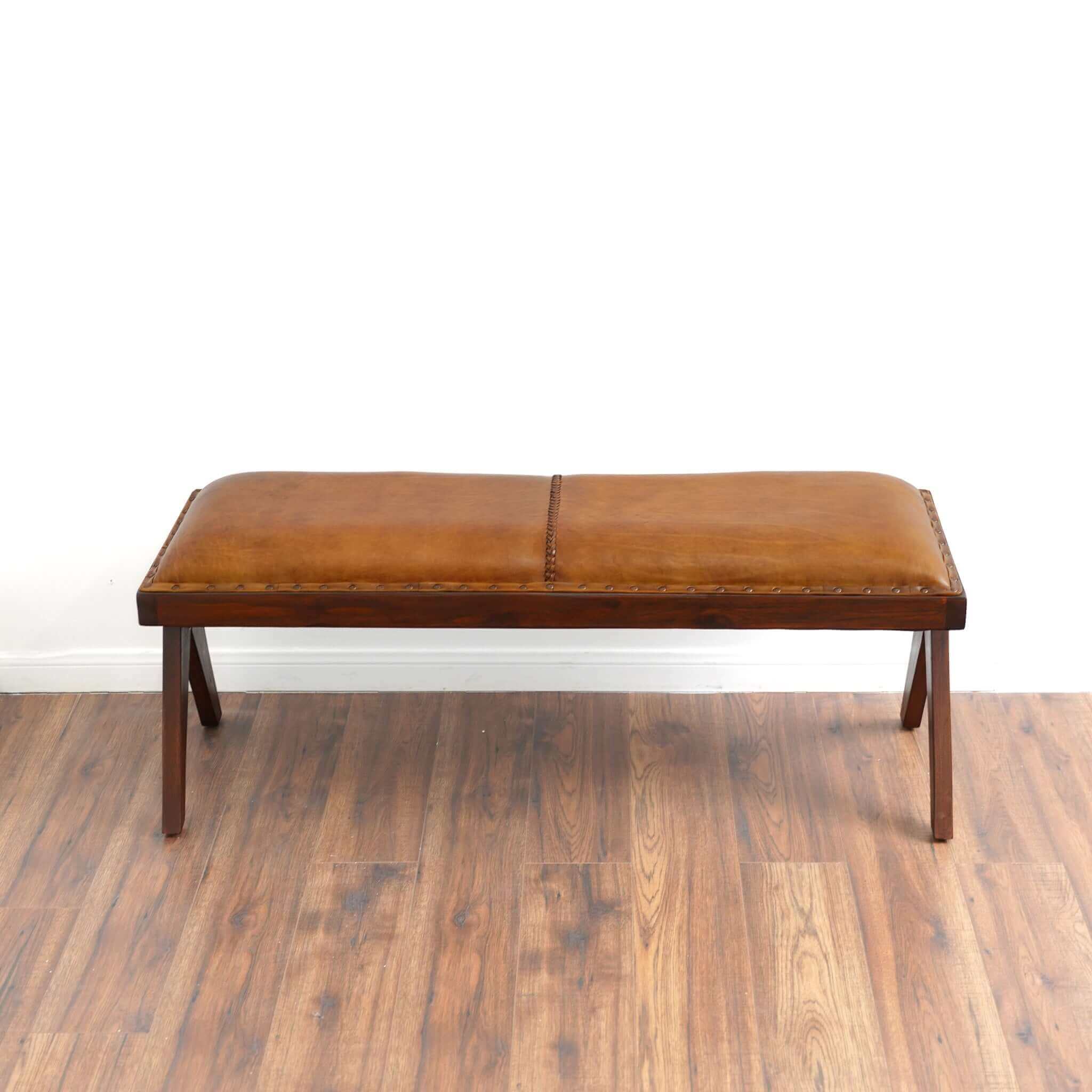 Folio Leather Bench