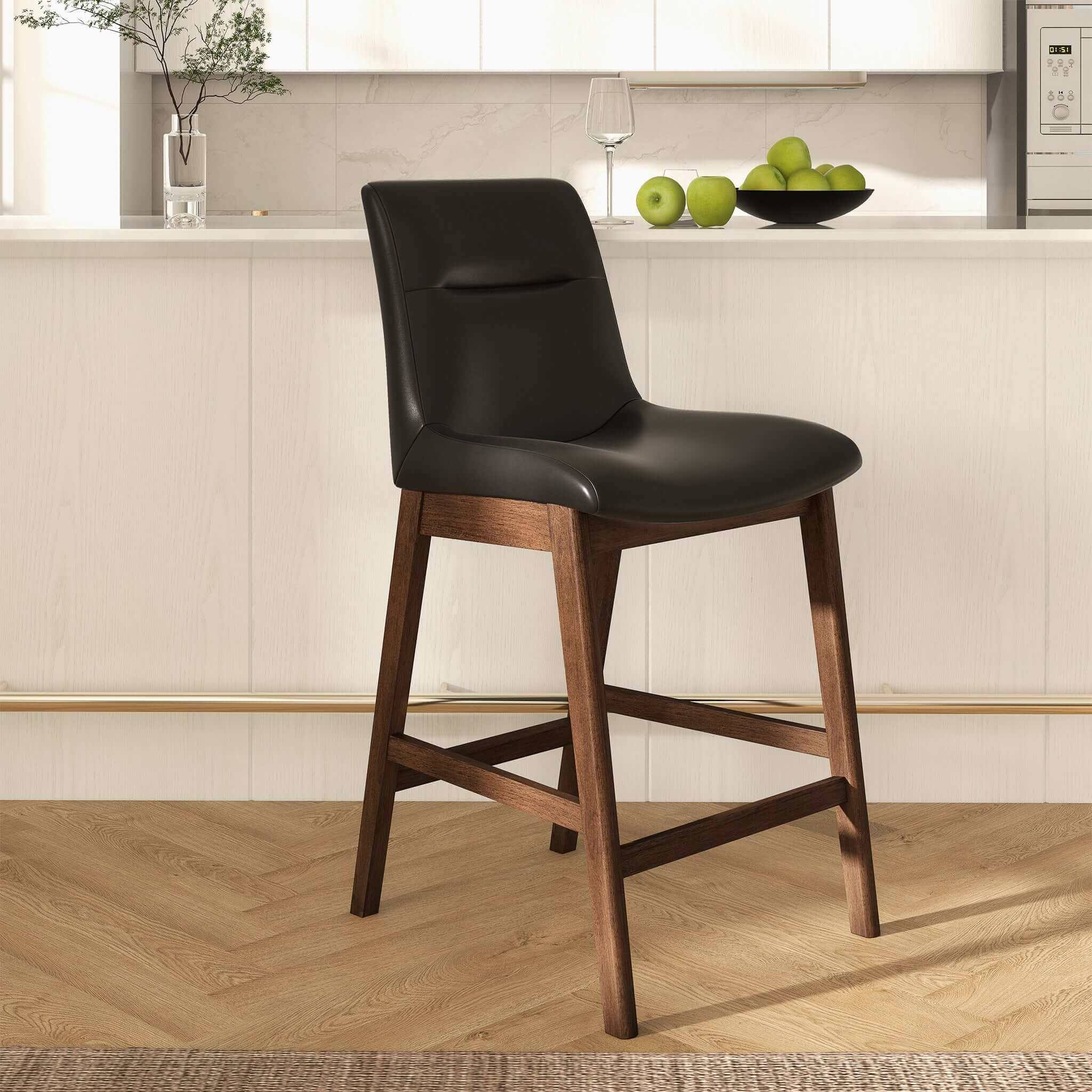 Berkshire Leather Counter Chair(Set of 2)