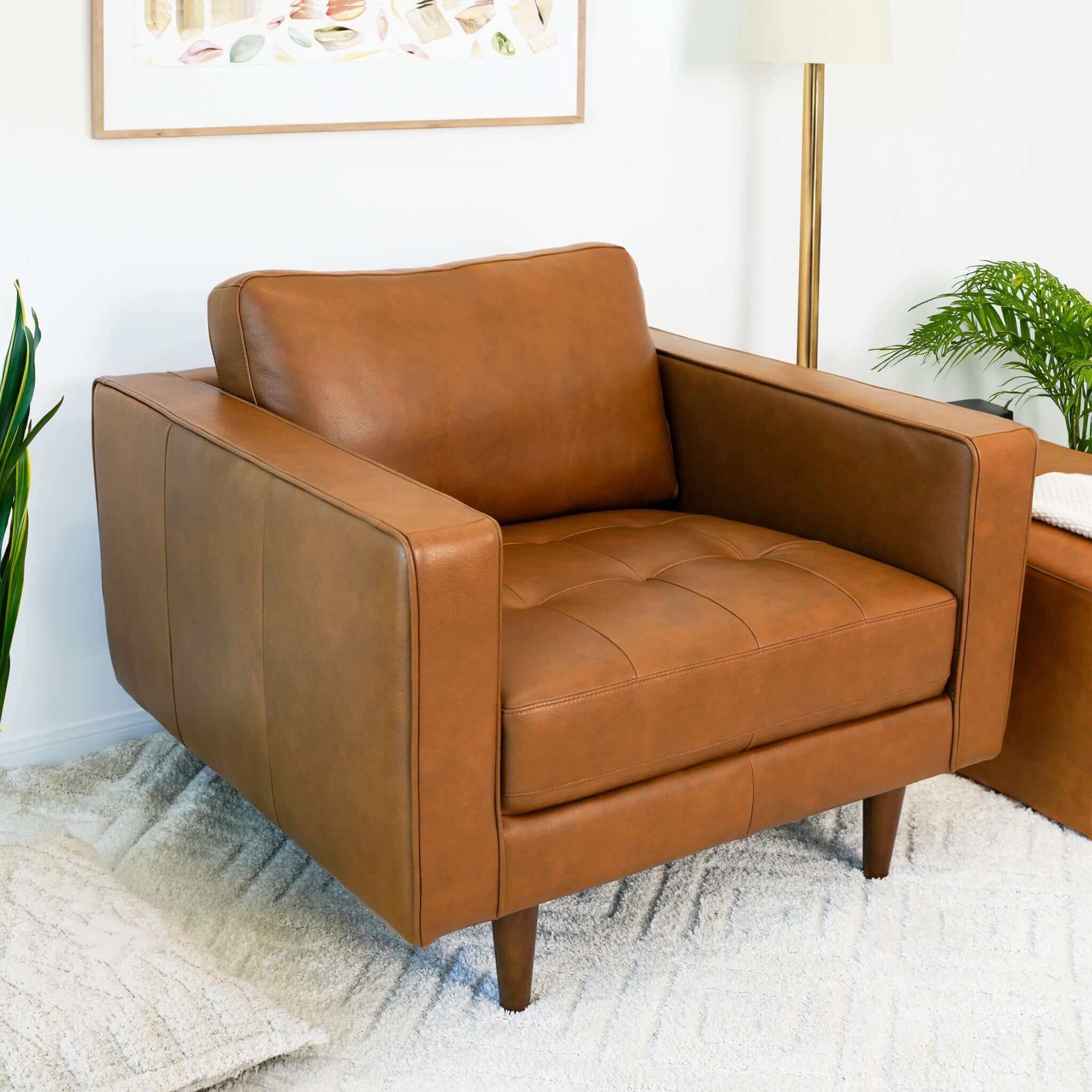 Emma Leather Lounge Chair