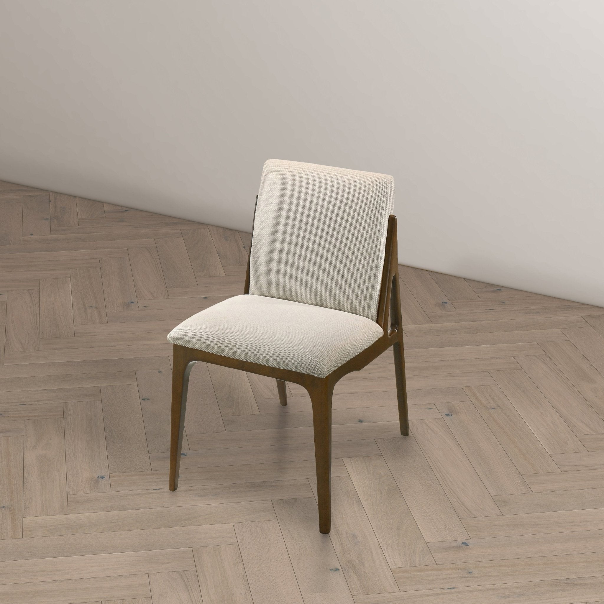 Griffin Cream Fabric Dining Chair Set of 2