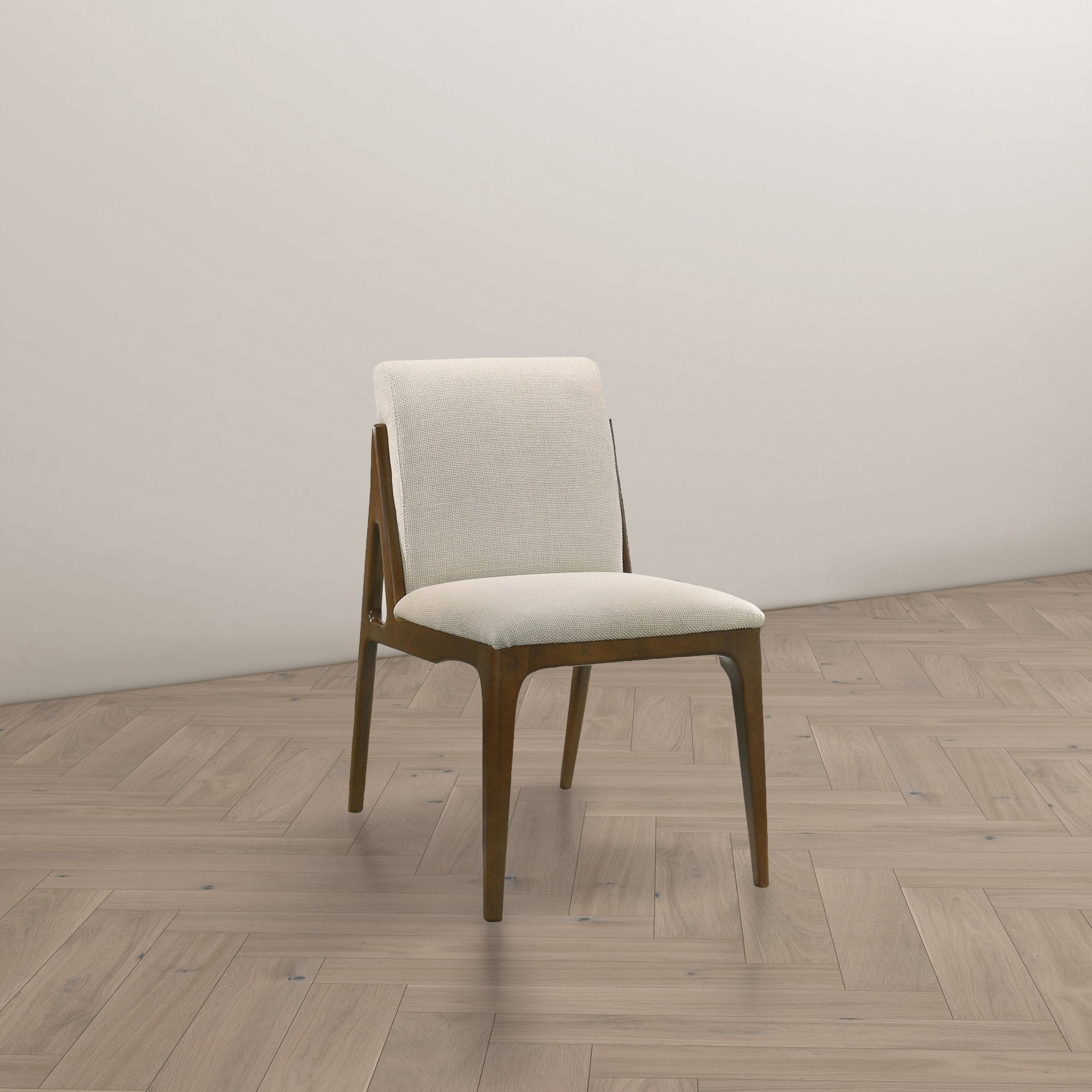 Griffin Cream Fabric Dining Chair Set of 2