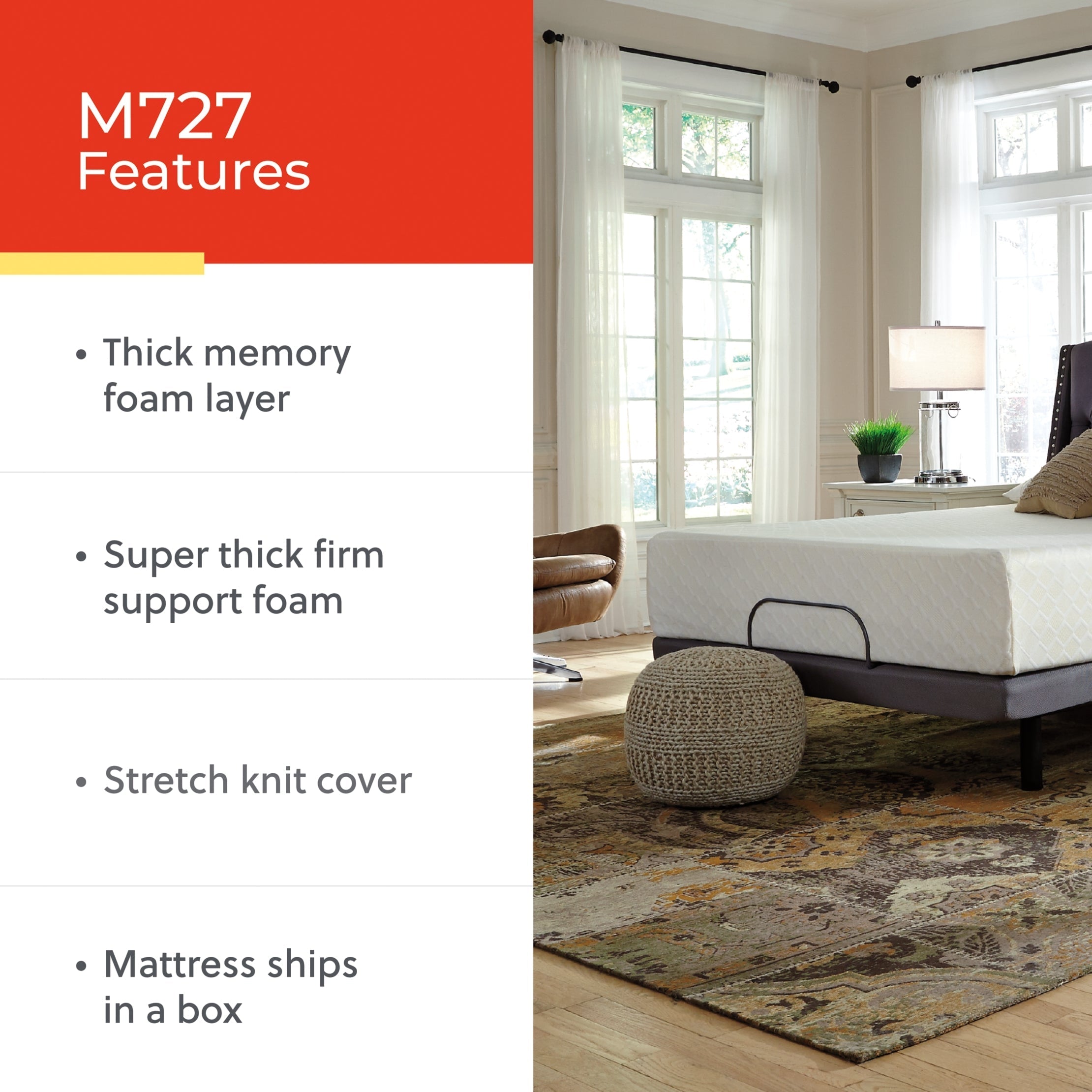 Chime 12 Inch Memory Foam Mattress