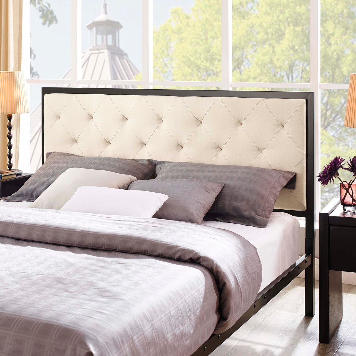 Mia Fabric Bed