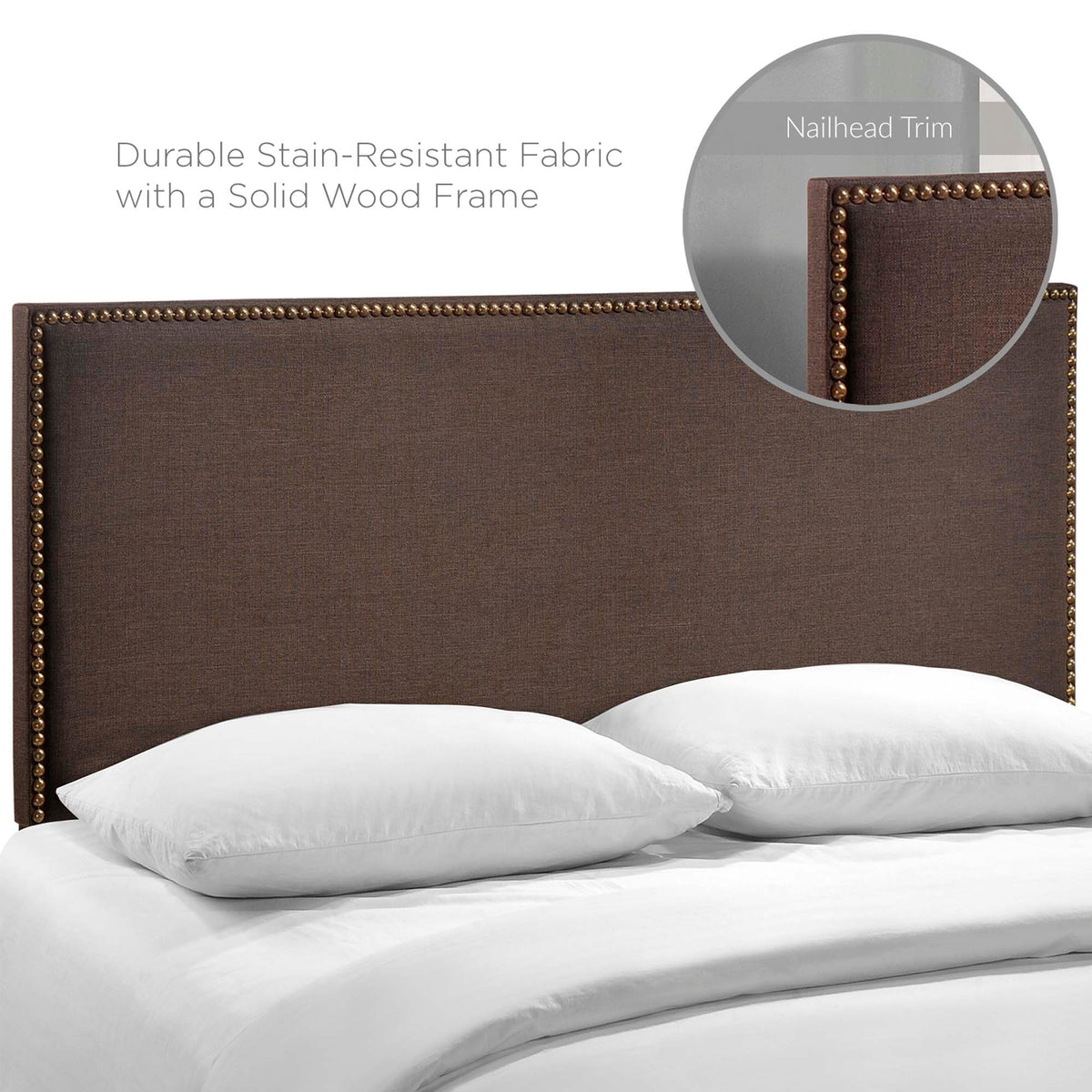Region Nailhead Upholstered Headboard
