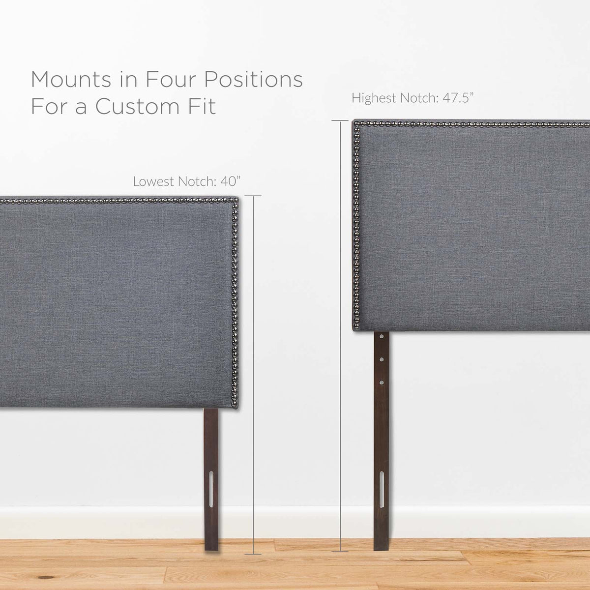 Region Nailhead Upholstered Headboard