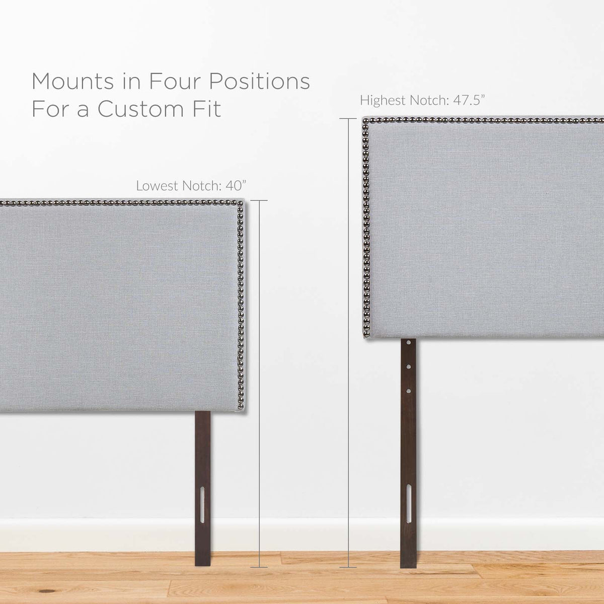 Region Nailhead Upholstered Headboard