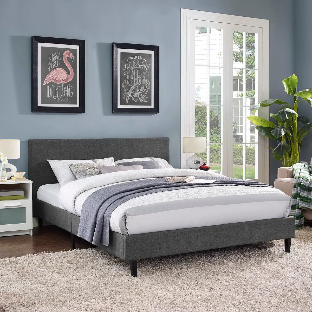 Anya Fabric Bed