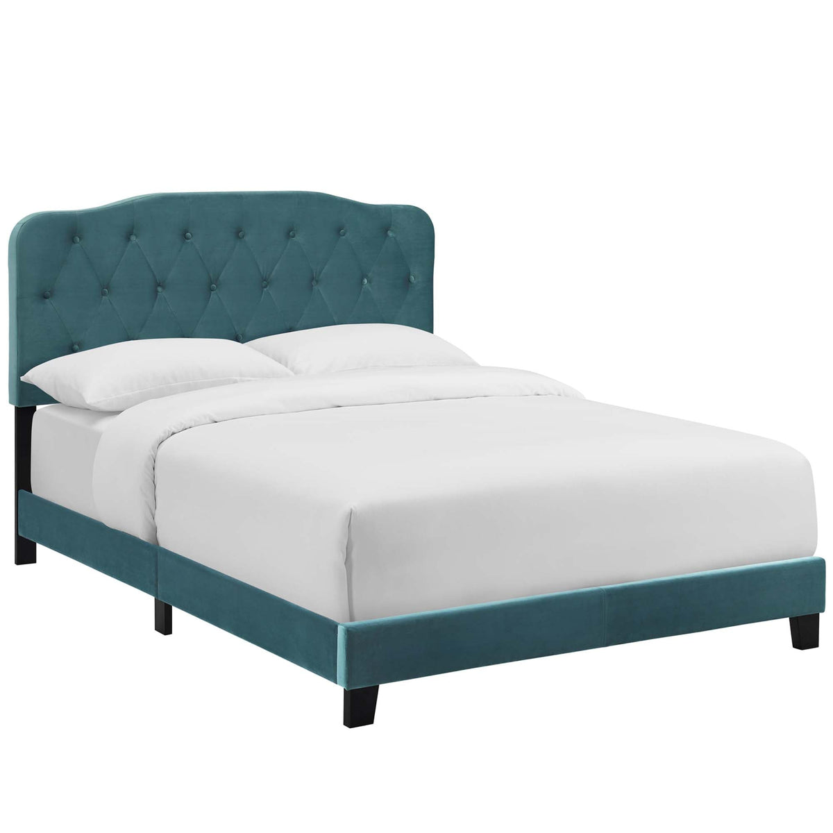 Amelia Performance Velvet Bed - view 3