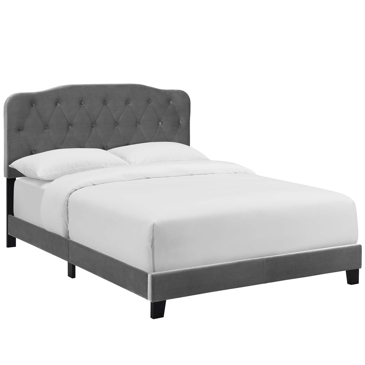 Amelia Performance Velvet Bed - view 5