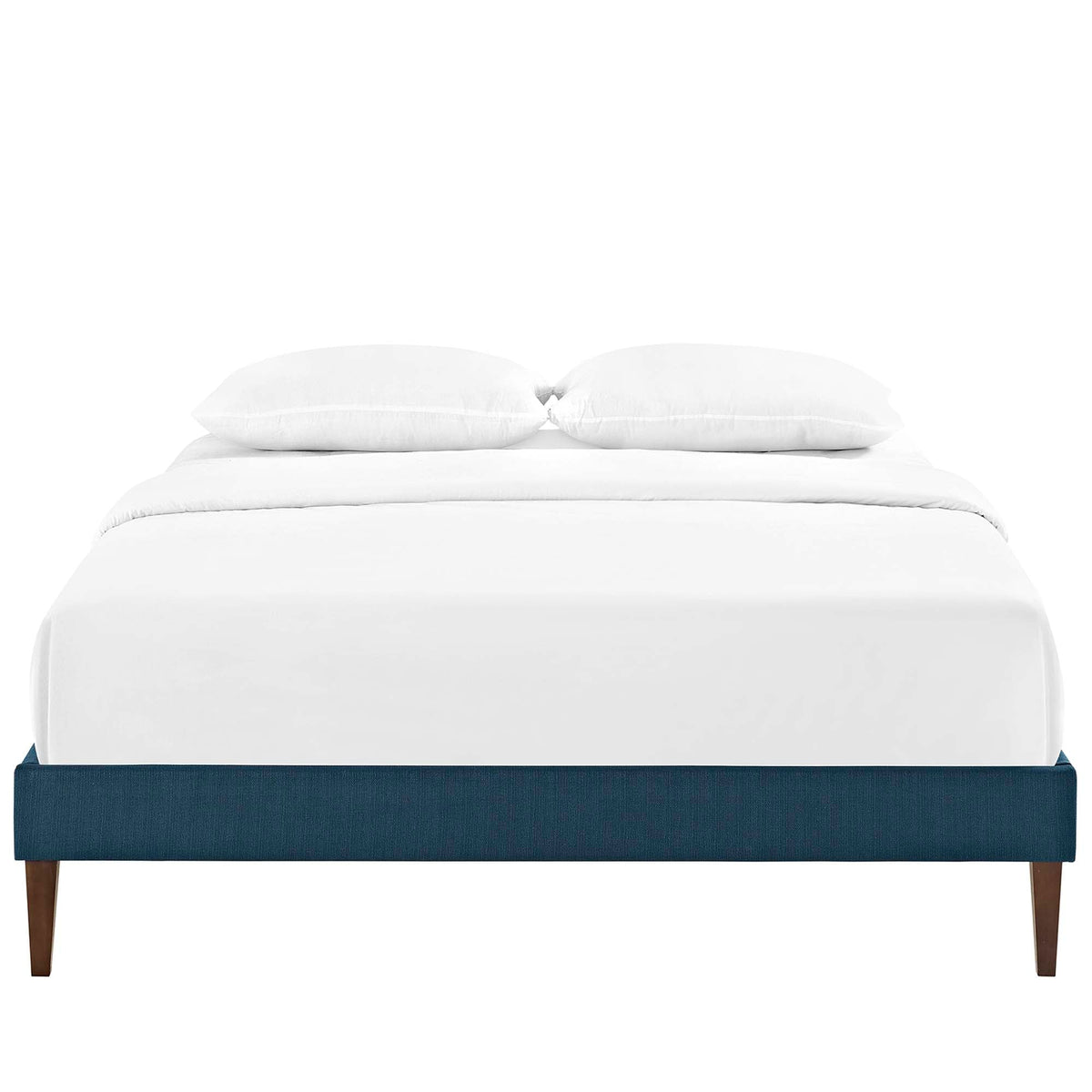Tessie Fabric Bed Frame with Squared Tapered Legs