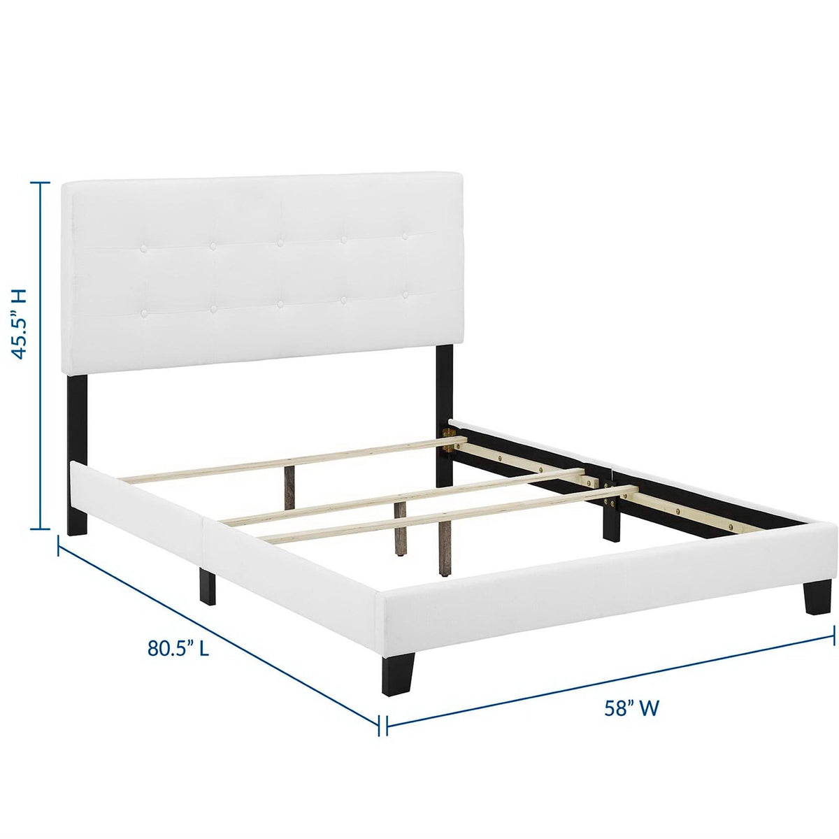 Amira Upholstered Fabric Bed