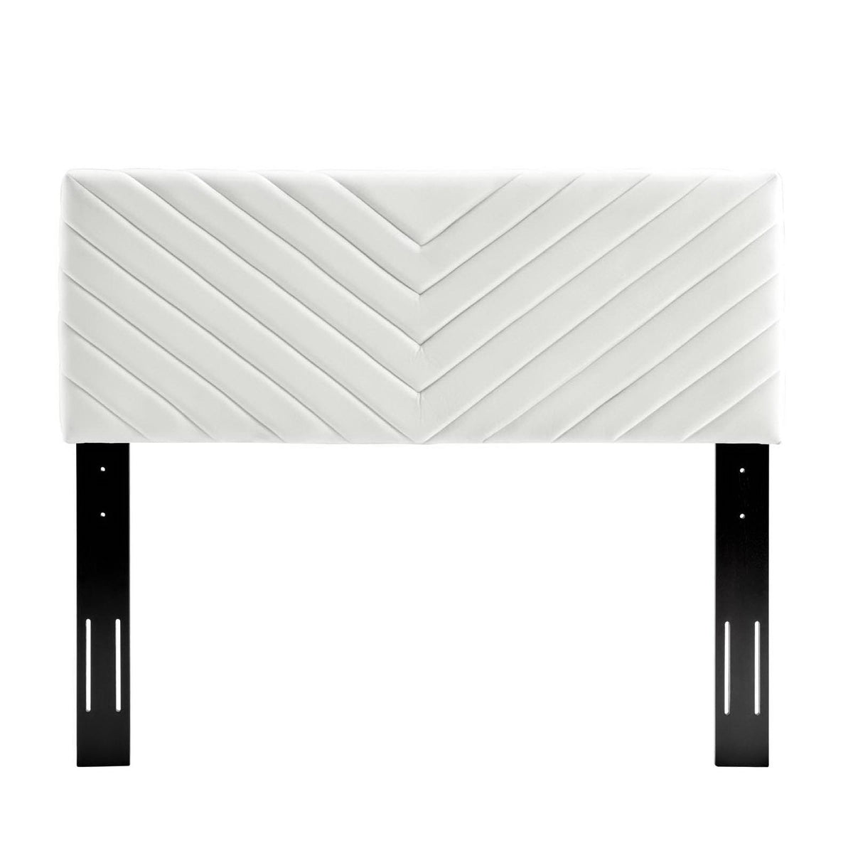 Alyson Angular Channel Tufted Performance Velvet Headboard