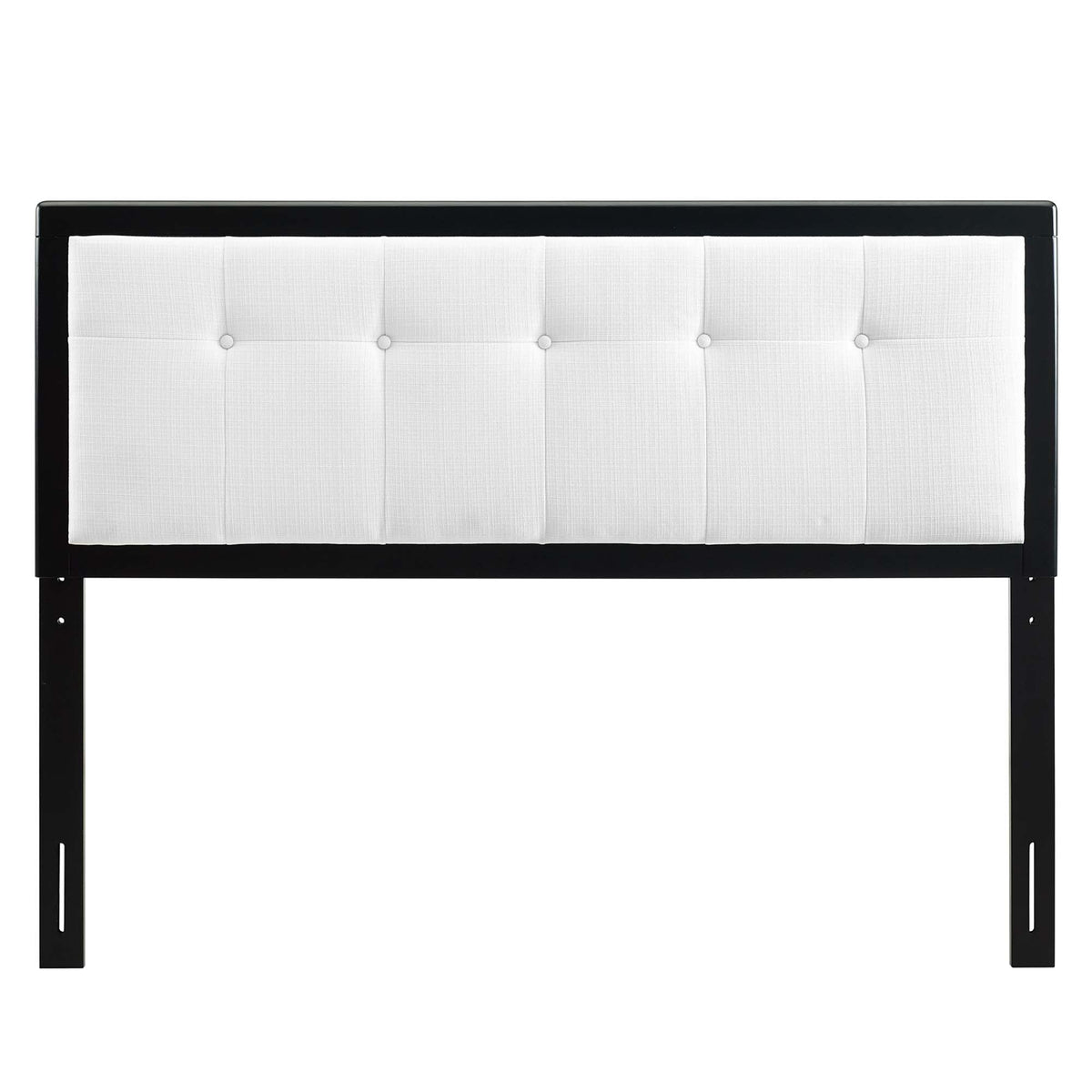 Draper Tufted Fabric and Wood Headboard