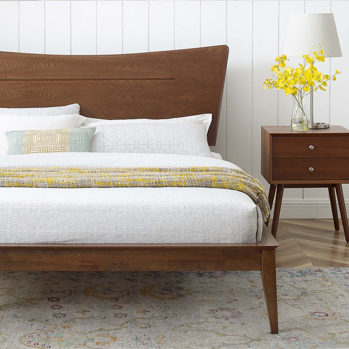 Astra Wood Platform Bed