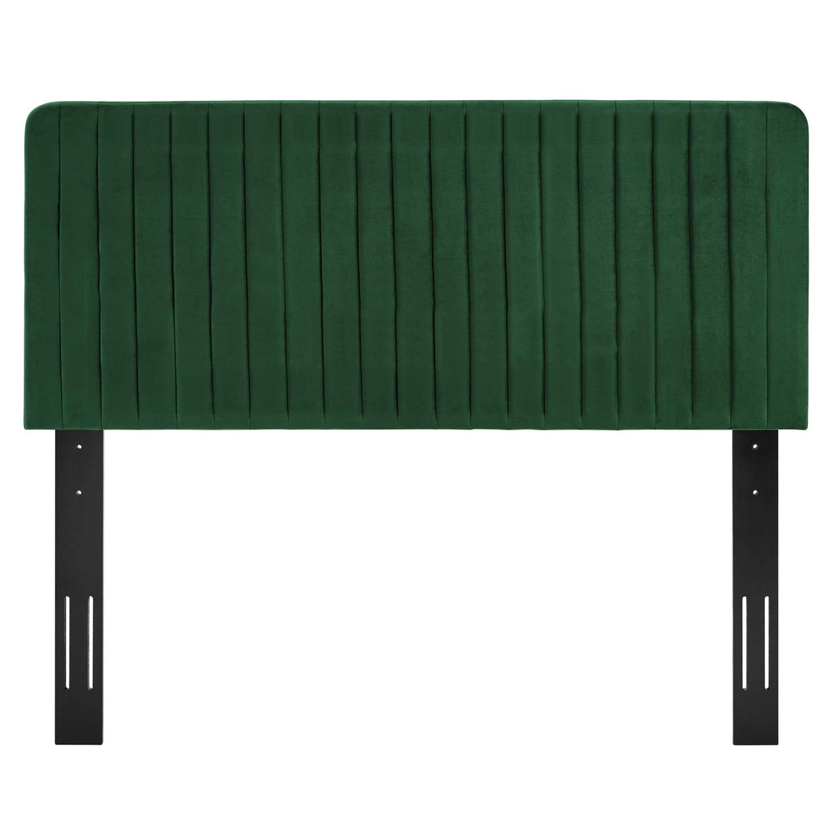 Milenna Channel Tufted Performance Velvet Headboard