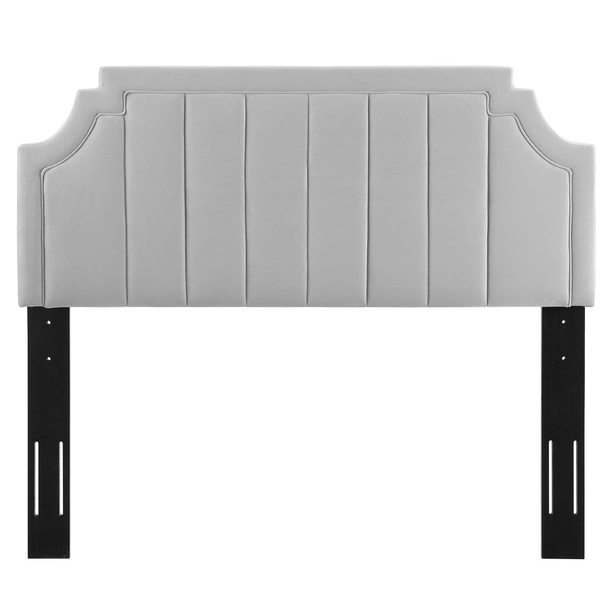 Alyona Channel Tufted Performance Velvet Headboard