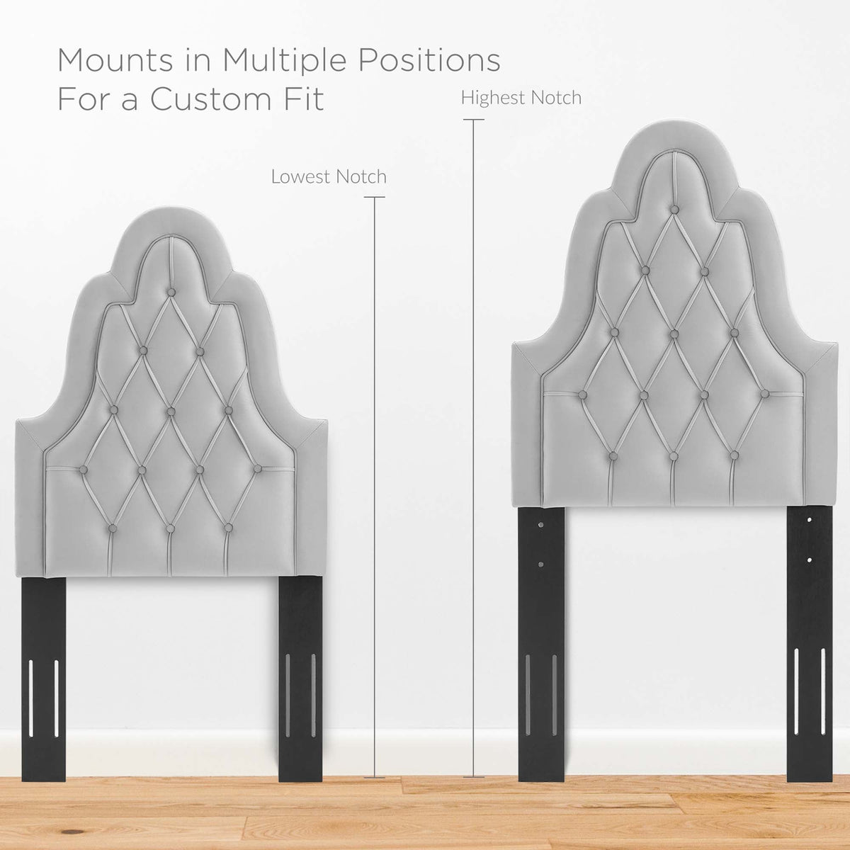 Augustine Tufted Performance Velvet Headboard - view 27