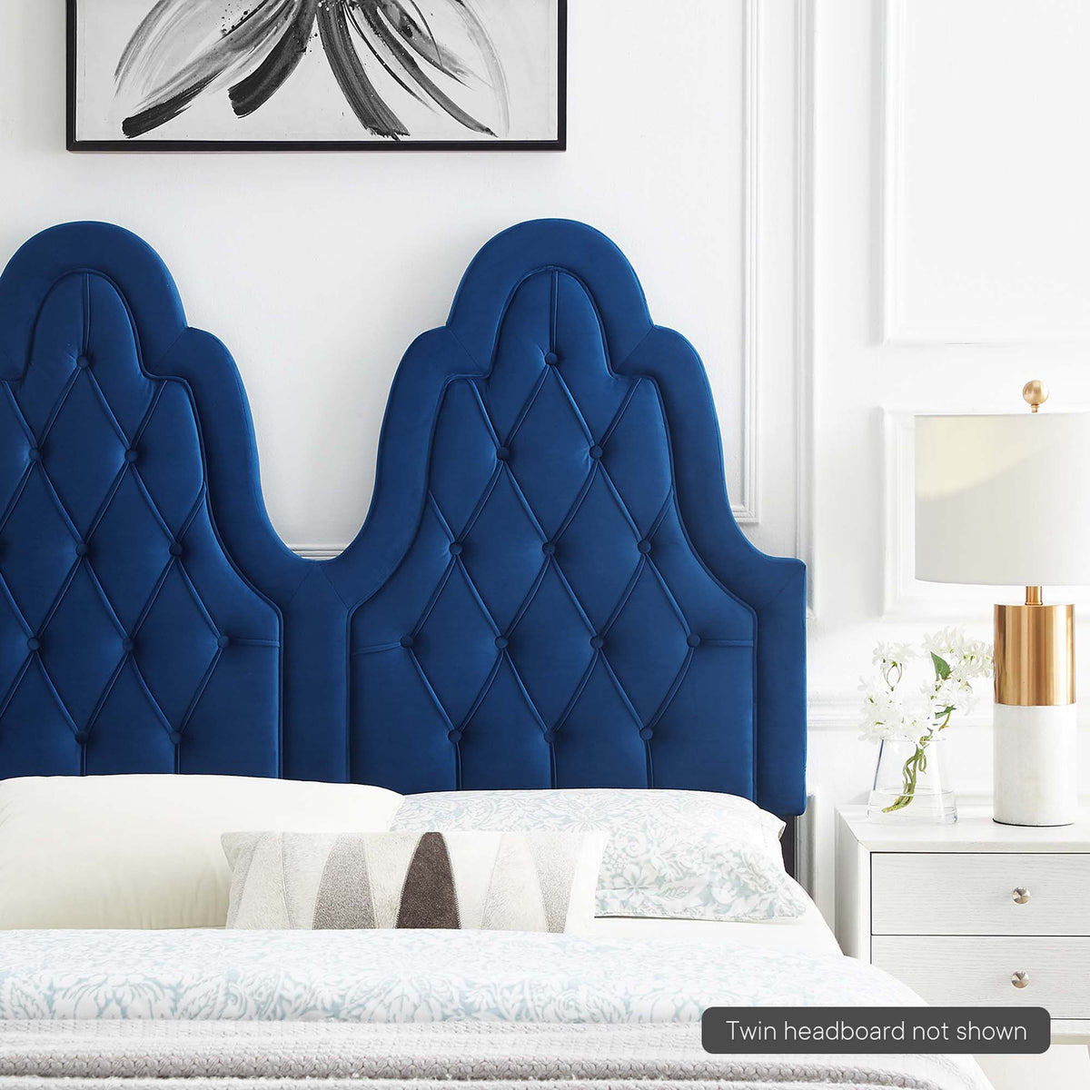 Augustine Tufted Performance Velvet Headboard - view 41