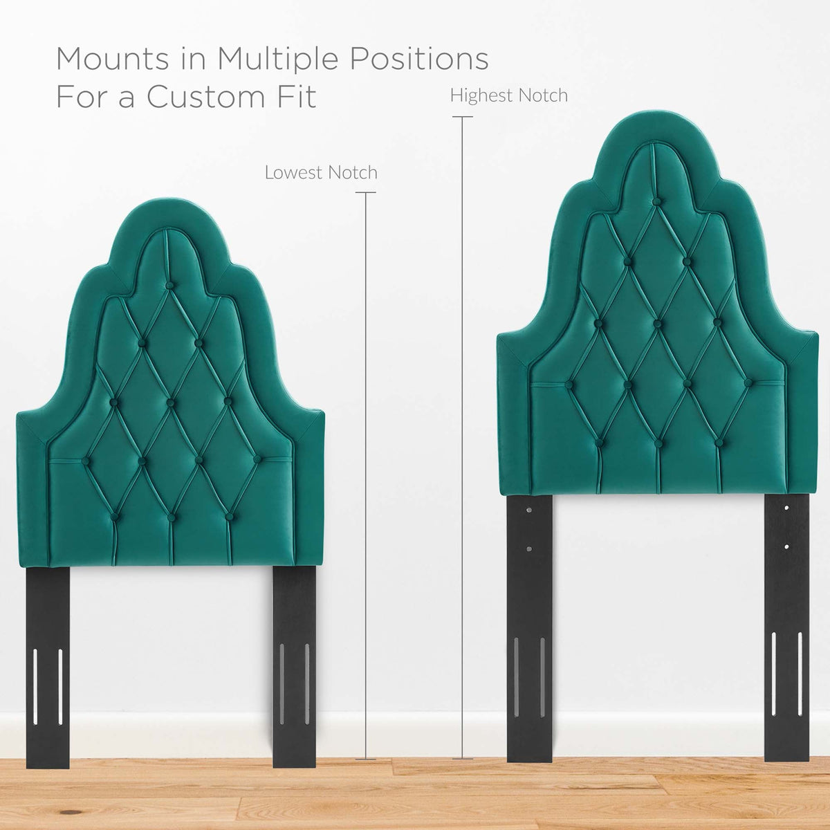 Augustine Tufted Performance Velvet Headboard - view 30