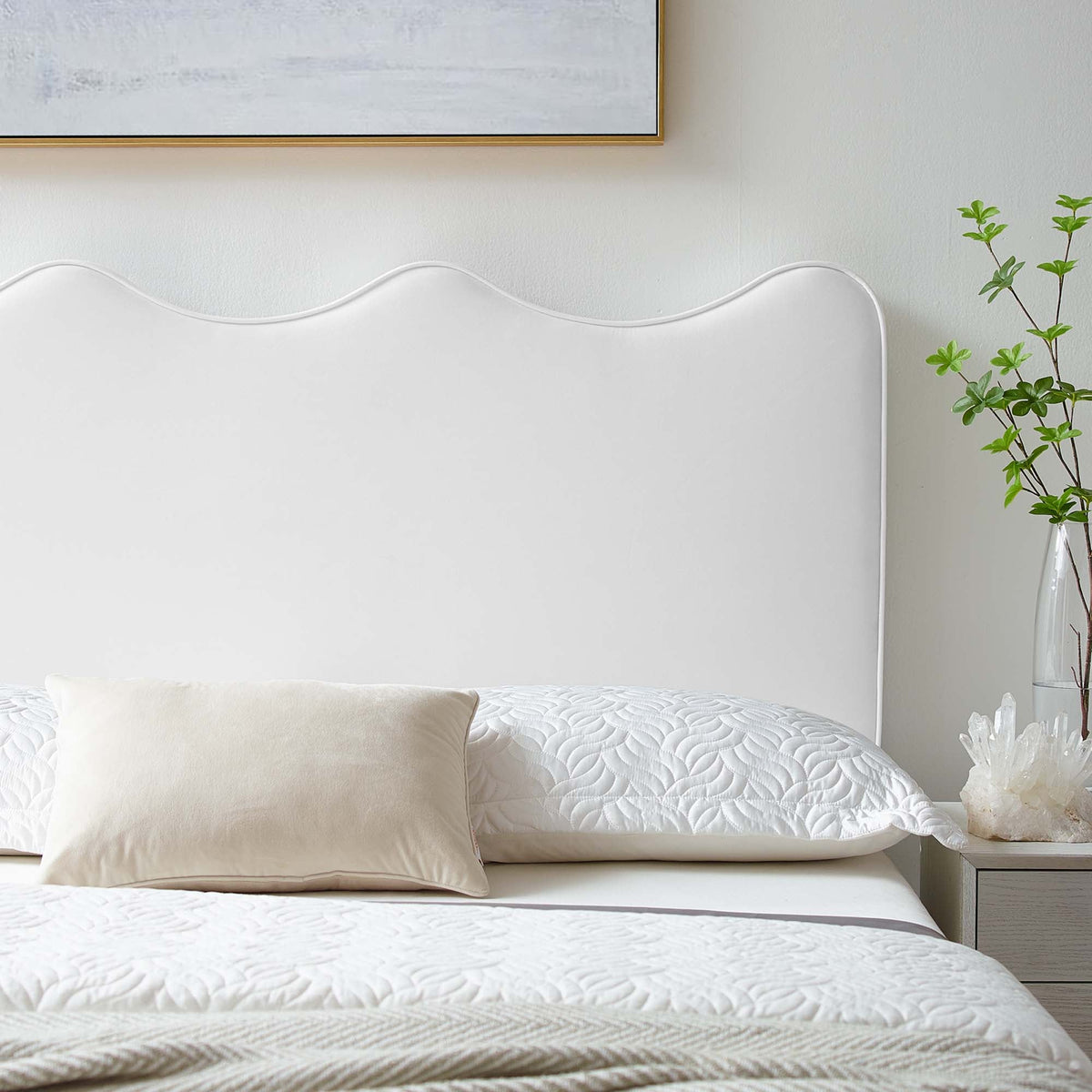 Athena Performance Velvet /Queen Headboard