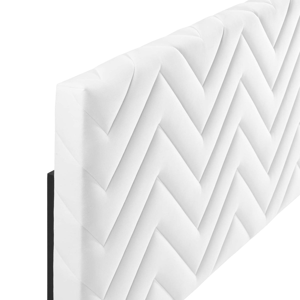 Mercy Chevron Tufted Performance Velvet Headboard - view 4