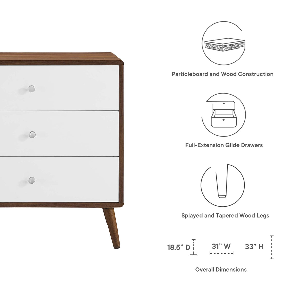 Transmit 3-Drawer Chest - view 7