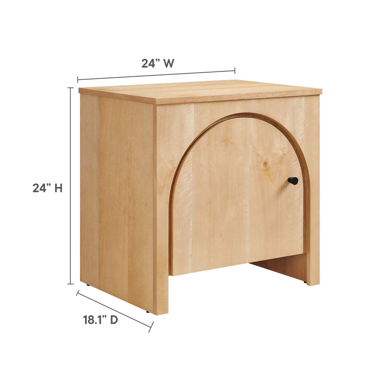 Appia Arched Door Nightstand - view 11