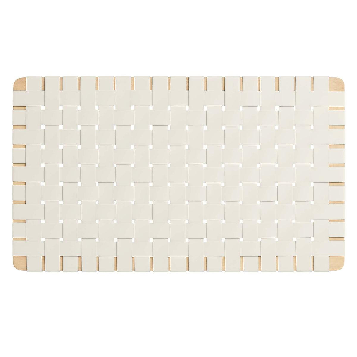 Sparta Weave Wall-Mount Vegan Leather Headboard - view 17