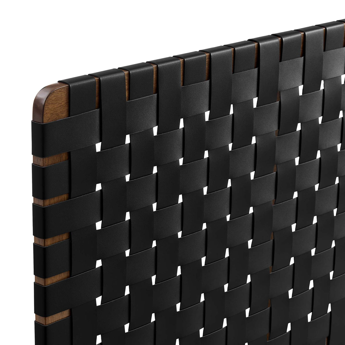 Sparta Weave Wall-Mount Vegan Leather Headboard - view 51