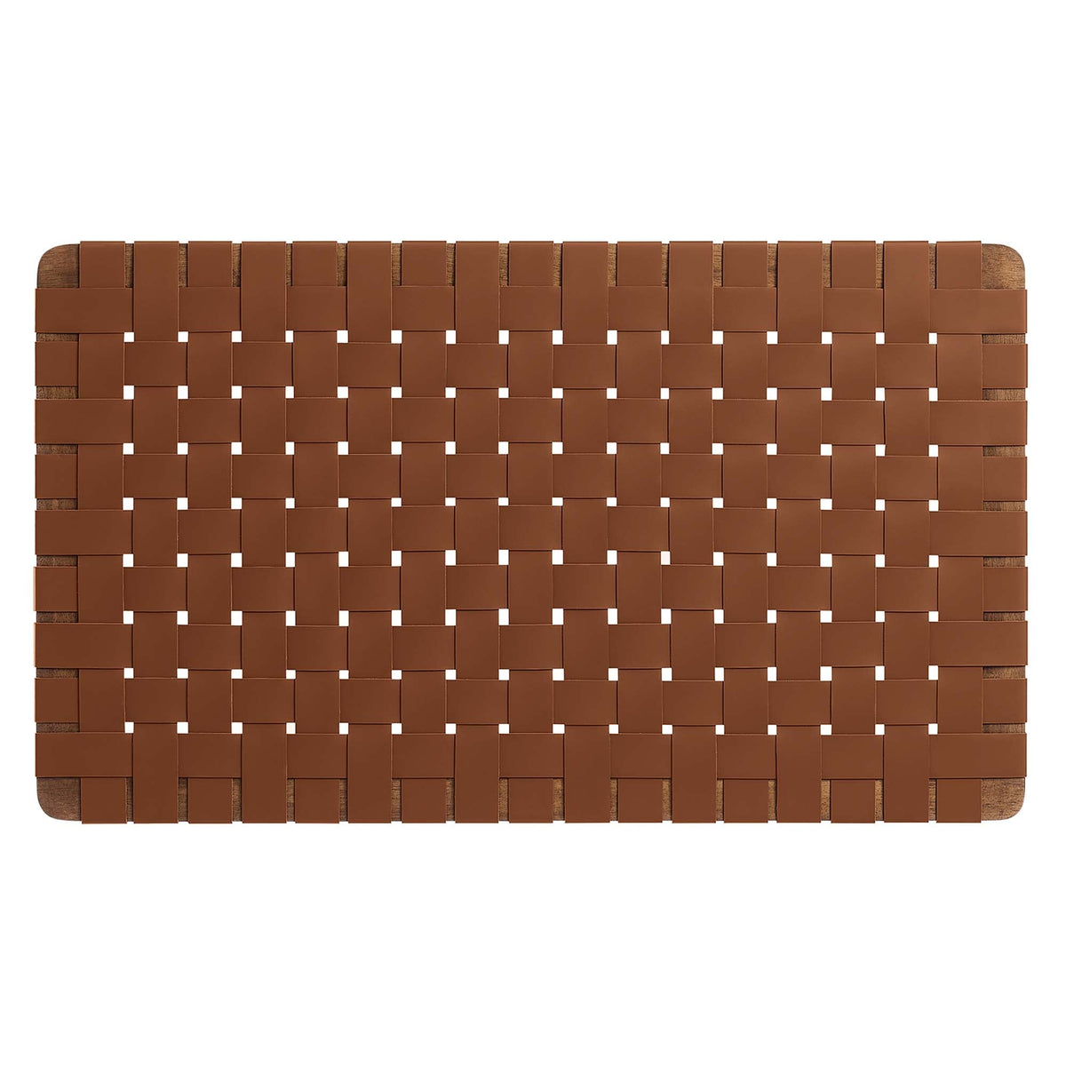 Sparta Weave Wall-Mount Vegan Leather Headboard - view 20