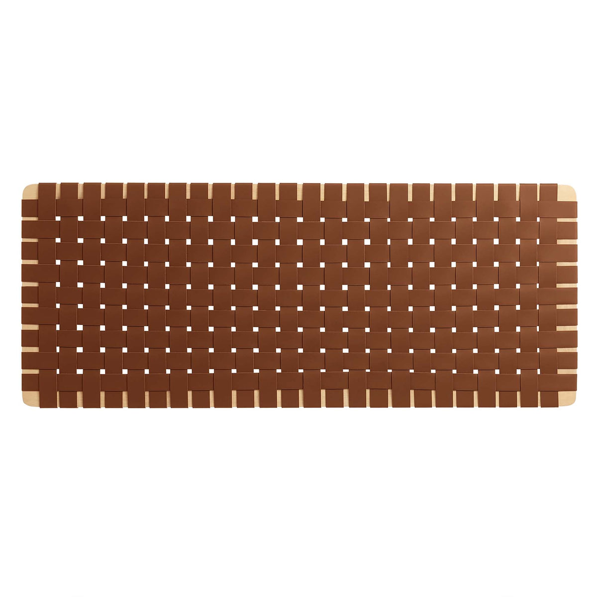Sparta Weave Wall-Mount Vegan Leather Headboard - view 22