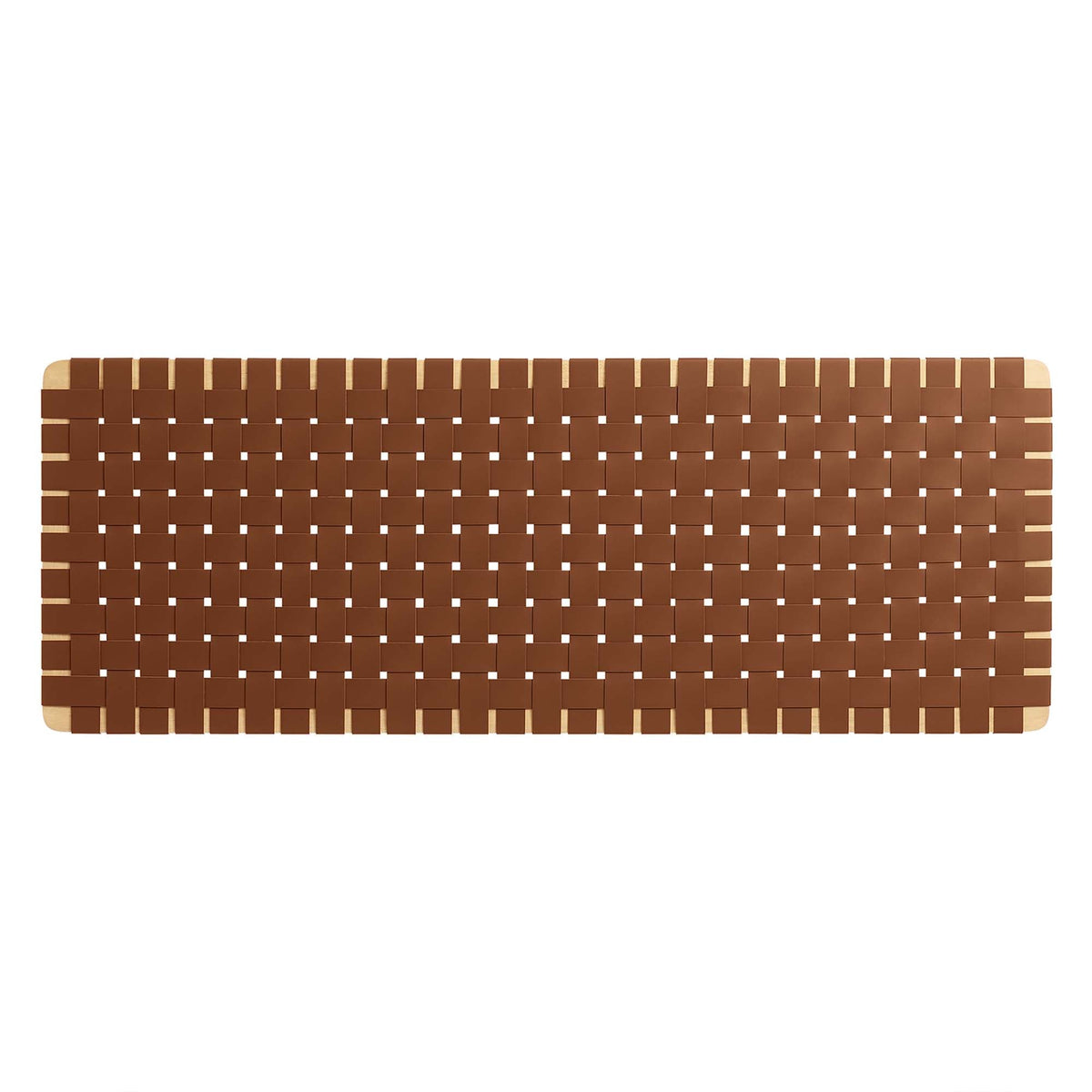 Sparta Weave Wall-Mount Vegan Leather Headboard - view 26