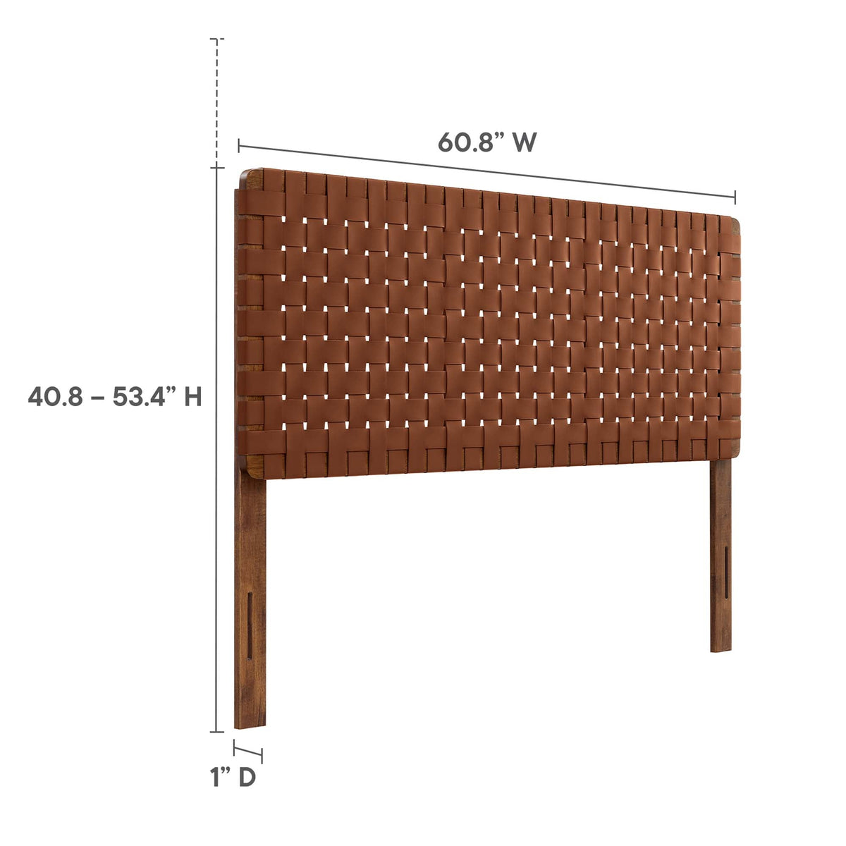 Sparta Weave Vegan Leather Headboard