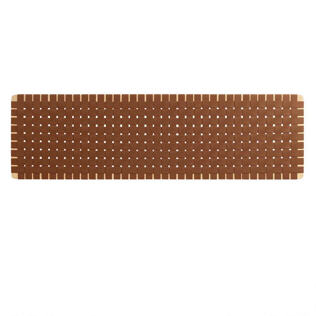 Sparta Weave Wall-Mount Vegan Leather Headboard - view 30