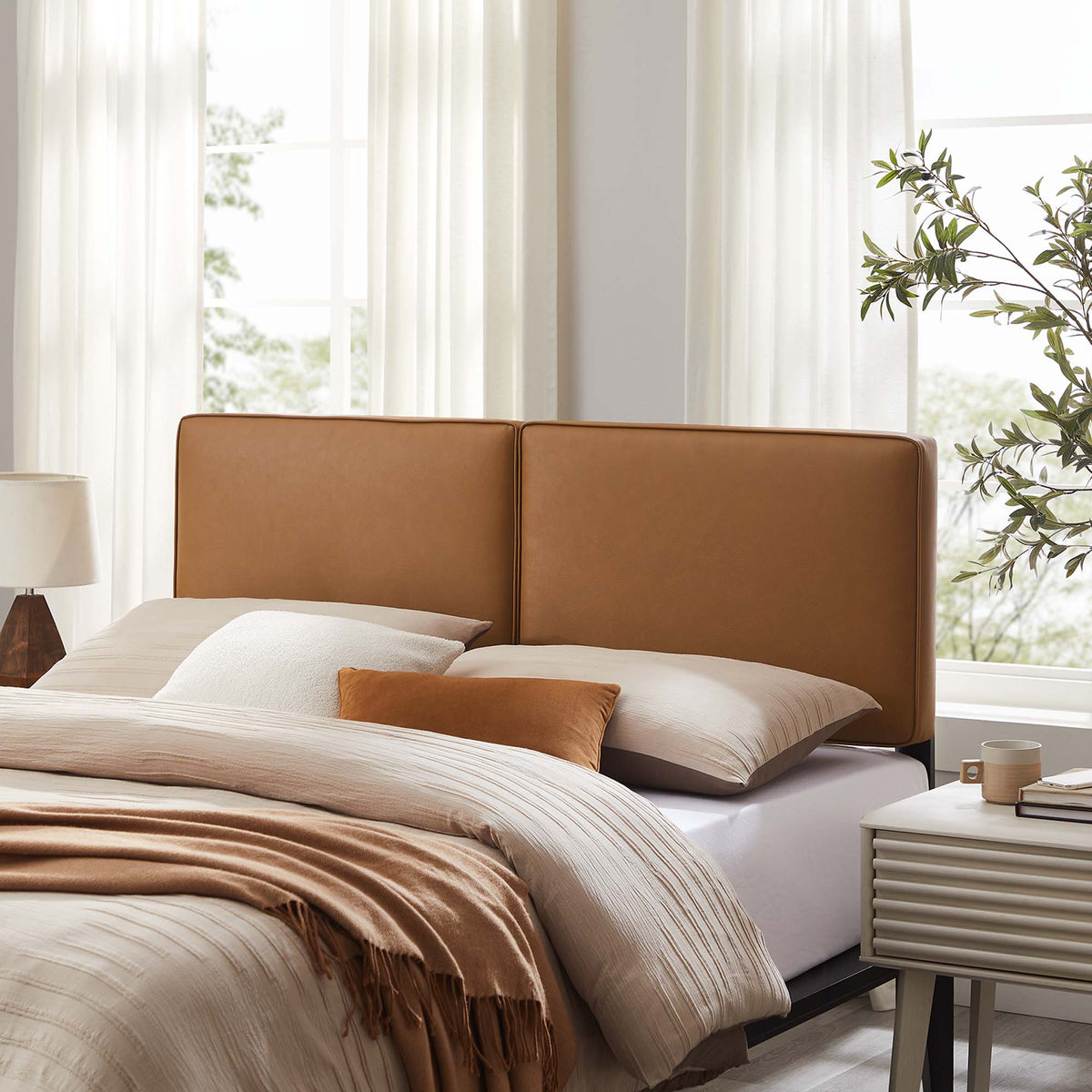 Lindee Vegan Leather Headboard - view 30