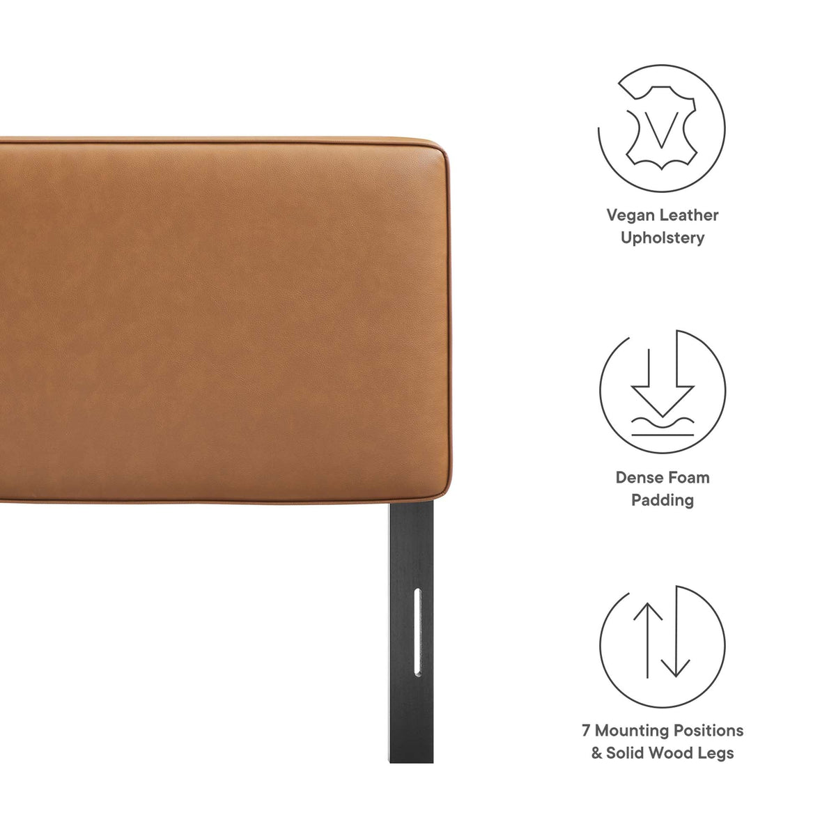 Lindee Vegan Leather Headboard - view 20
