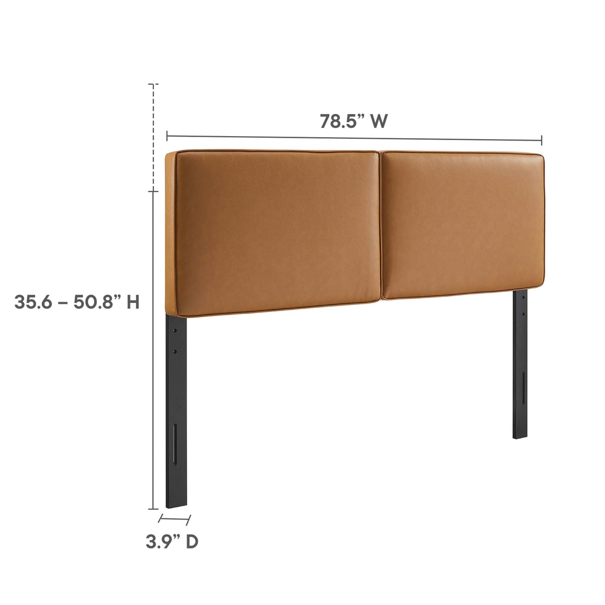 Lindee Vegan Leather Headboard - view 24