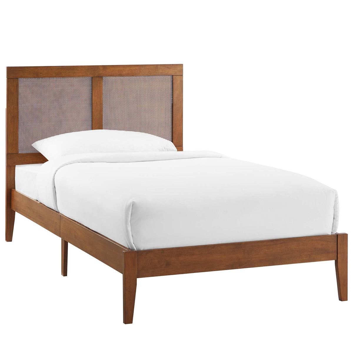 Sirocco Rattan and Wood Platform Bed - view 1