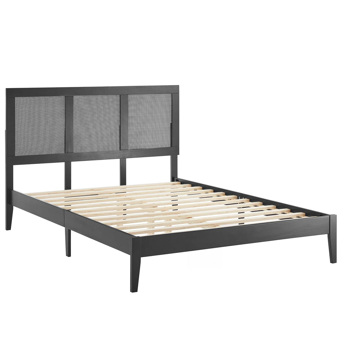 Sirocco Rattan and Wood Platform Bed - view 12